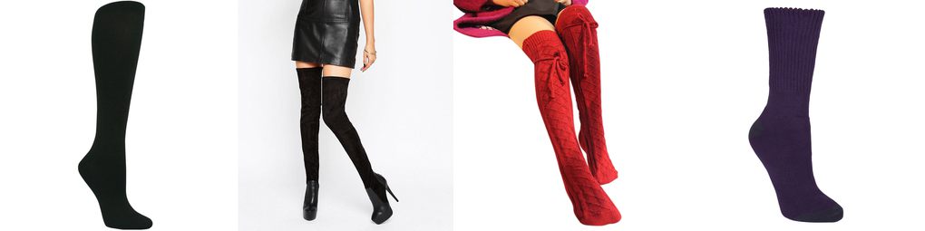 womens over the knee boot socks